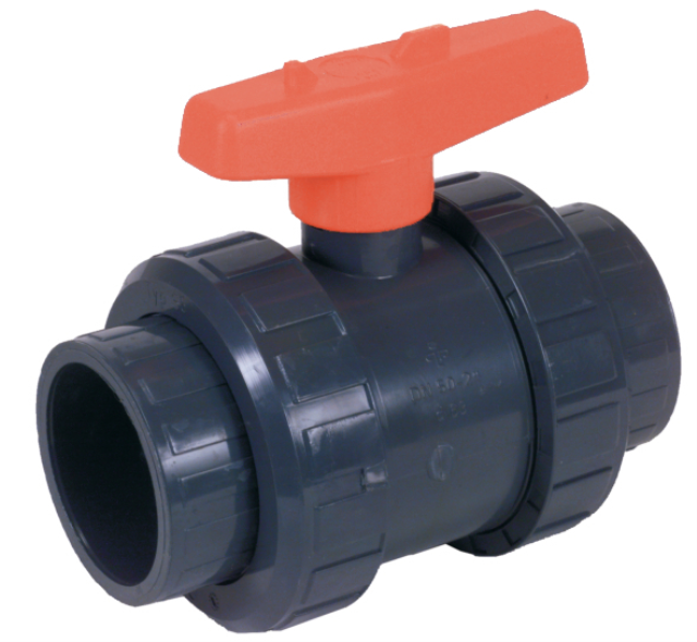 Praher Kugelventil 63mm mit Klebemuffe